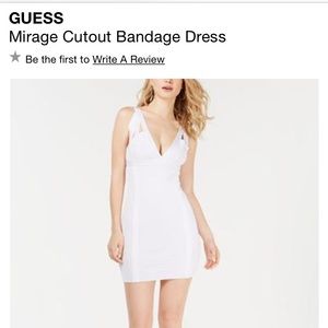 Guess Mirage Cutout Bandage Dress